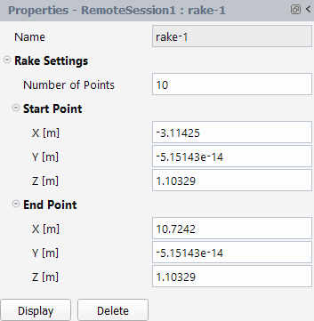 Properties of a Rake Surface