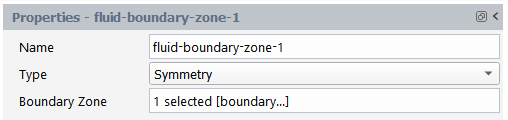 Symmetry Fluid Boundary Properties