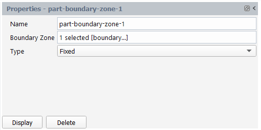 Part Boundary Condition Properties