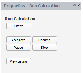 Properties of Run Calculation