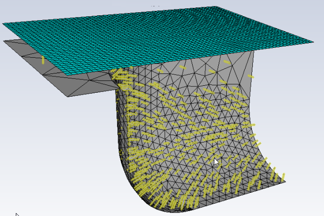 Example of Graphical Indicators of Mold Body Orientation