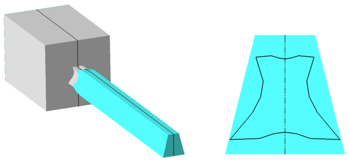 Example of Inverse Extrusion