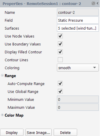 Example Graphics Object Properties