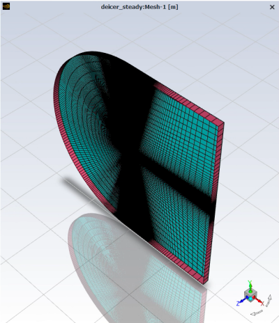 Transient Deicer Mesh Display