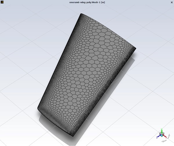 ONERA M6 Swept Wing Mesh Display