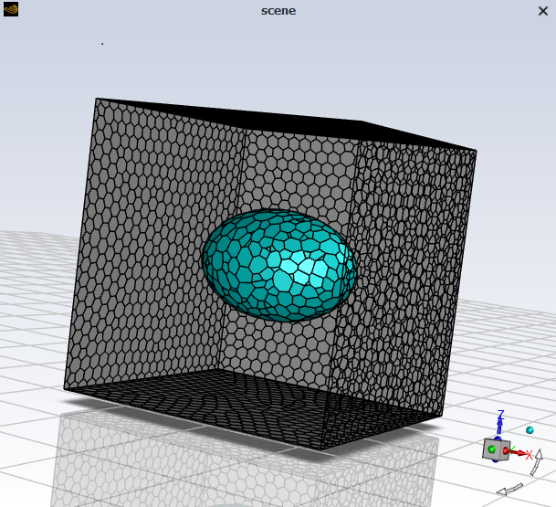 Example Ellipsoid Surface on a Model