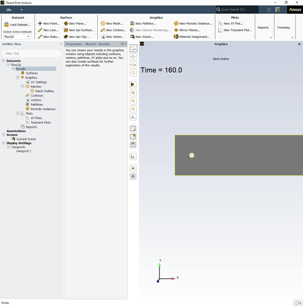 The Fluent Post-Analysis Graphical User Interface