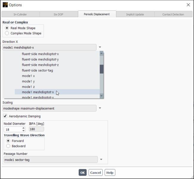 Selecting a Profile Variable