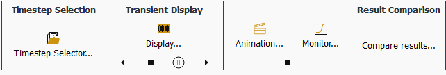 Transient Postprocessing (Beta) Ribbon Tab