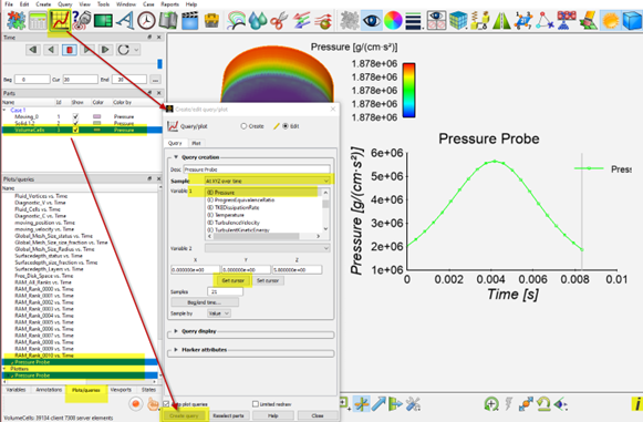 Query/Plot tool in EnSight