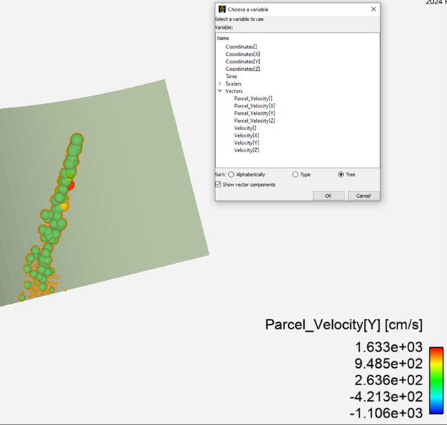 Generating streamlines in EnSight