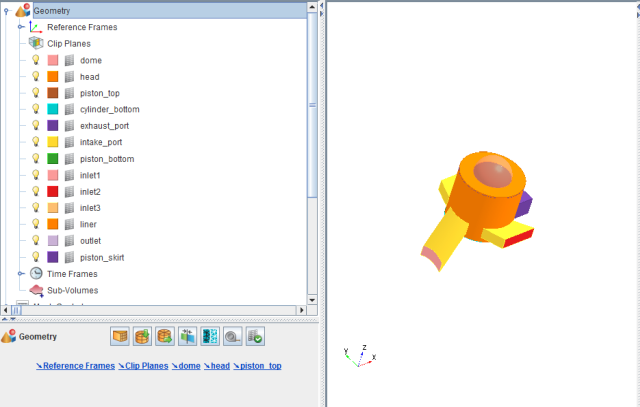 Two-stroke geometry after import