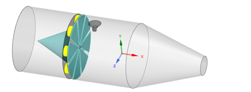 Valved pulse jet geometry