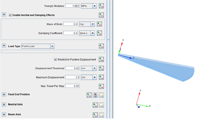 Built-in FSI Bending Beam panel