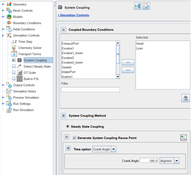 Enable the System Coupling node