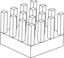Cross Cut Extrusion Heat Sink