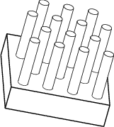 Cylindrical Pin Heat Sink With Staggered Pins