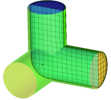 Example of Boundary Layers in Body-Fitted Cartesian Mesh