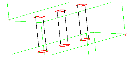 Individual Edge Loops Selected