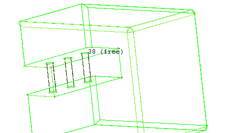 Single Free Block showing Connecting Tubes