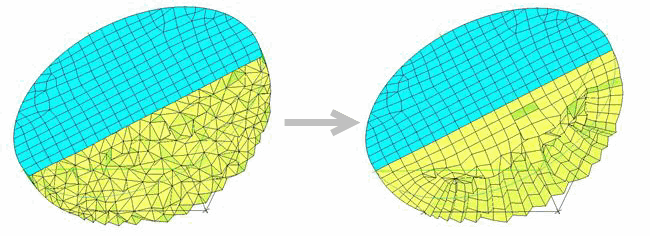 Changing the 3D Free Block Mesh Type