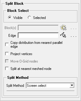 Split Block Options