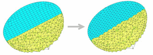 Changing the Free Face Mesh Type