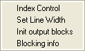 Blocking Display Options