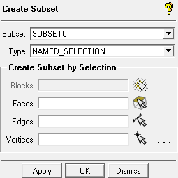 Create Named Selection Subset Window