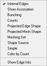 Edges Display Options