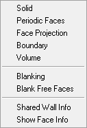 Faces Display Options