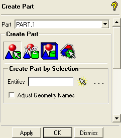 Create Part Window