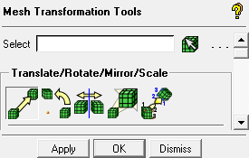 Mesh Transformation Tools Options