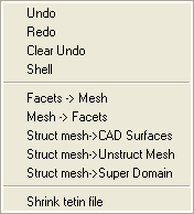 Edit menu