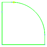 Example of Extend Curve to Crv