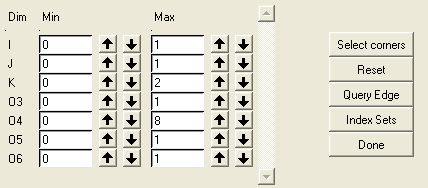 Index Control Window