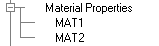 Material Properties Display Tree