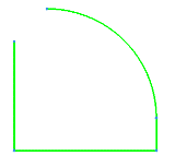 Example of Extend Curve to Pnt