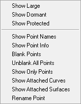 Points Display Options