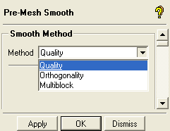 Pre-Mesh Smooth Options