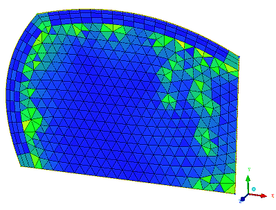 BLayer 2D Applied to a 2D Surface with Tri Mesh