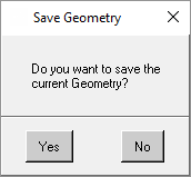 Save Geometry Window