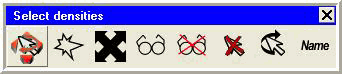 Select Densities Toolbar