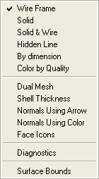 Shells Display Options