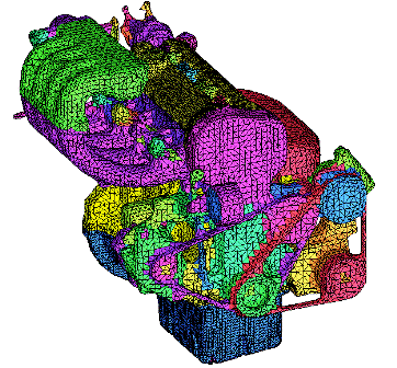 Example of Shrinkwrap Meshing