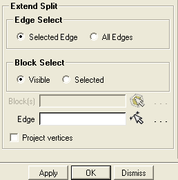 Extend Split Options