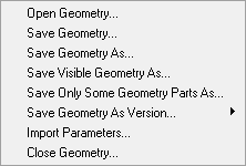 Geometry Options