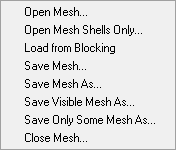 Mesh Options