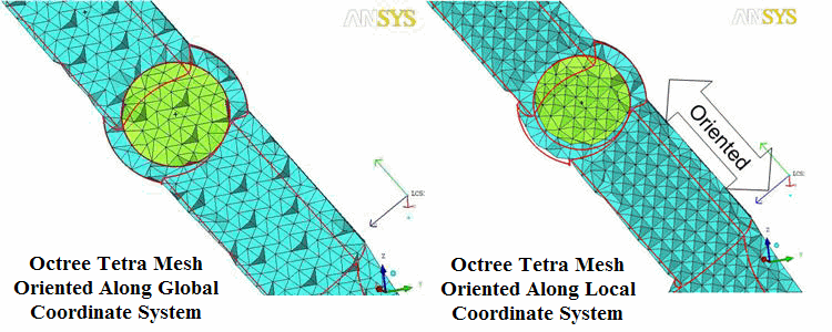 Orienting Octree Tetra Mesh Along LCS