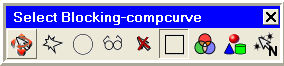 Select Blocking Compcurve Toolbar